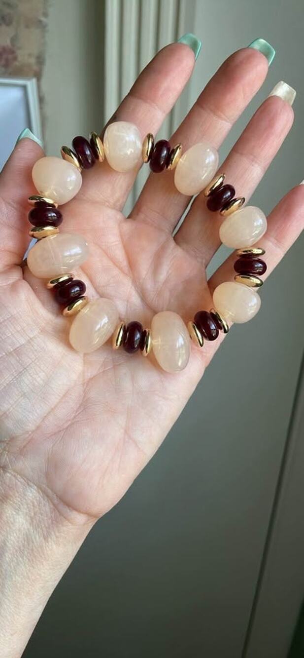 Chunky Beaded Stretch Bracelet